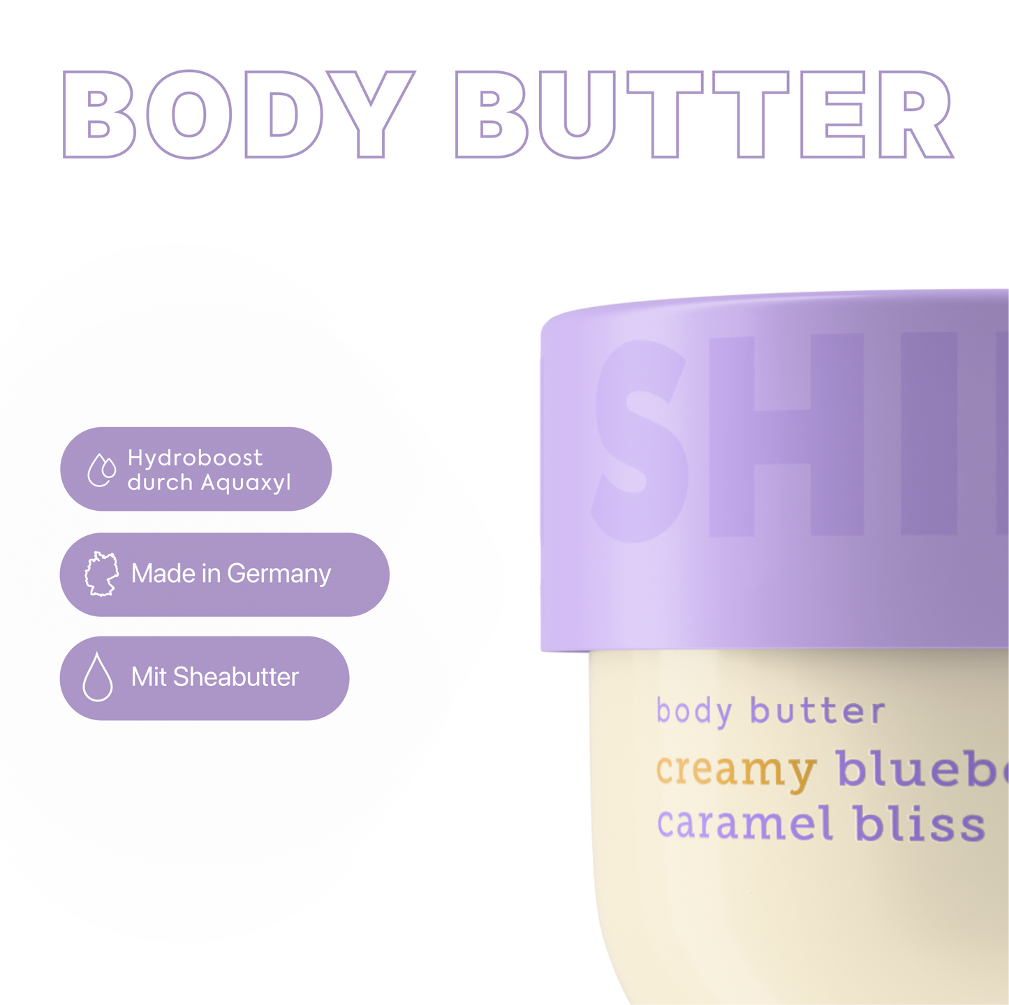 Body Butter Creamy Blueberry Caramel Bliss