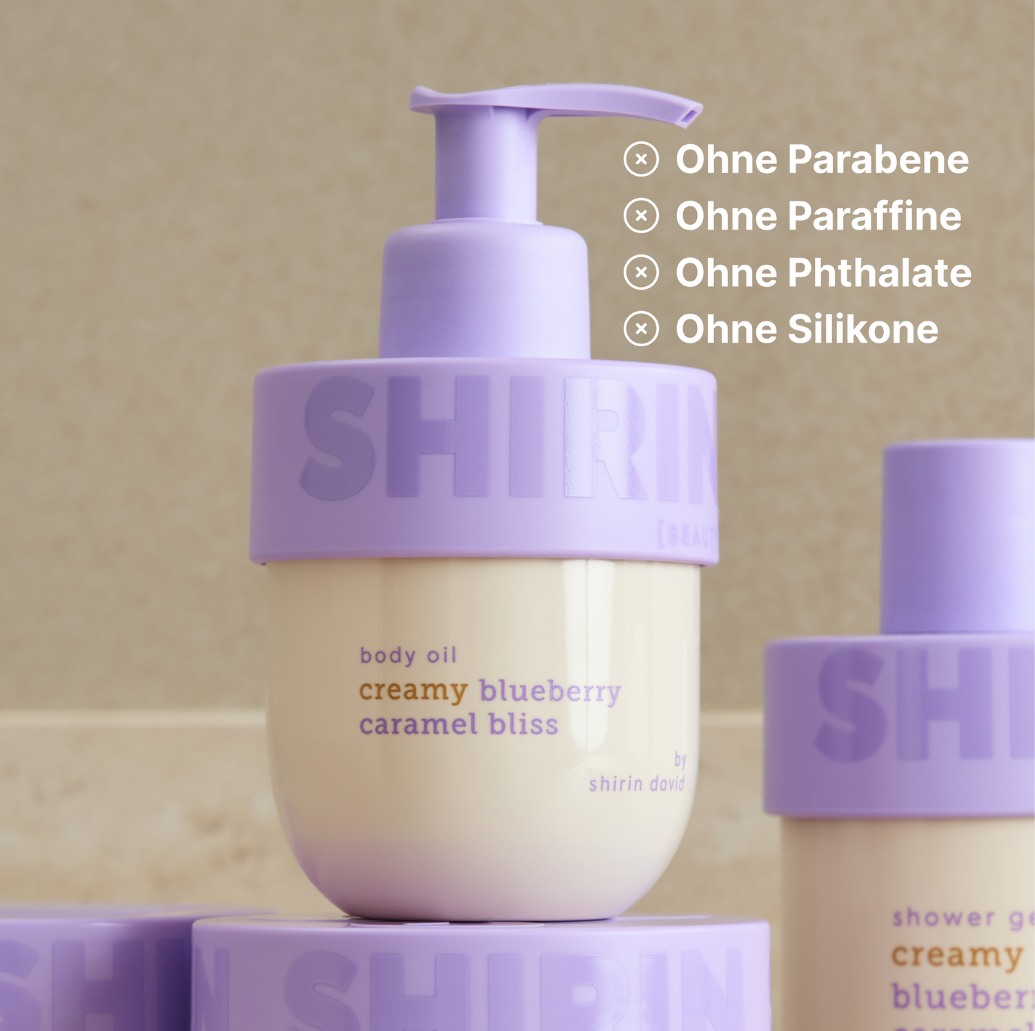 Body Oil Creamy Blueberry Caramel Bliss