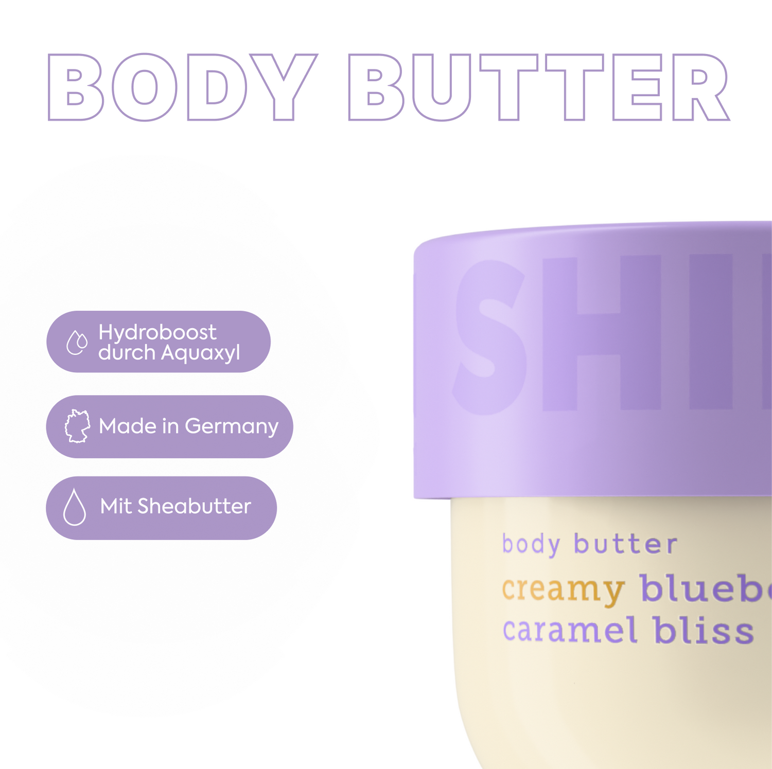 Body Butter Creamy Blueberry Caramel Bliss
