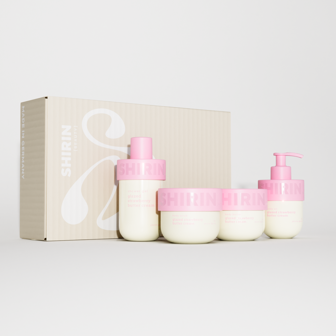 Glow Girl Butter Set Glazed Strawberry Butter Cream