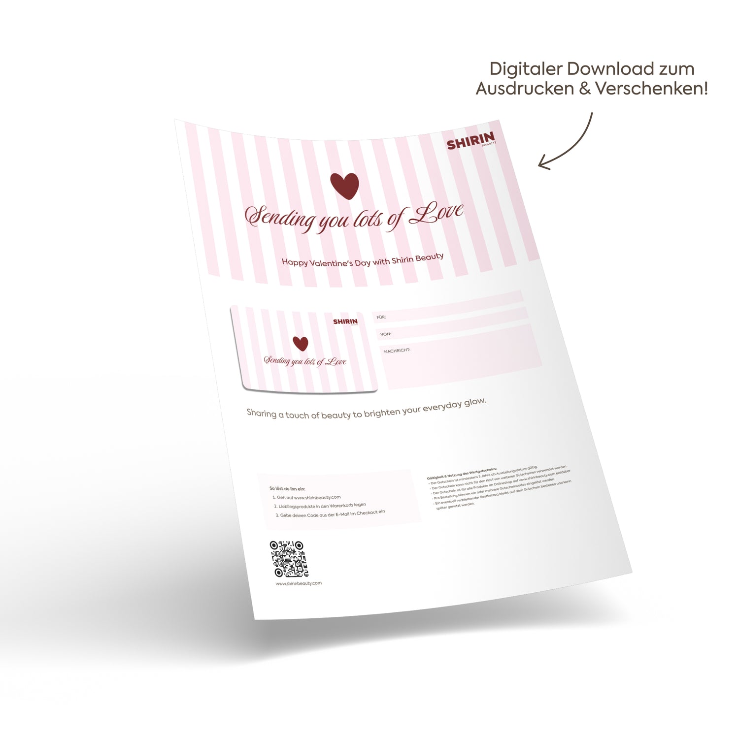 Digitaler Geschenkgutschein (per E-Mail)