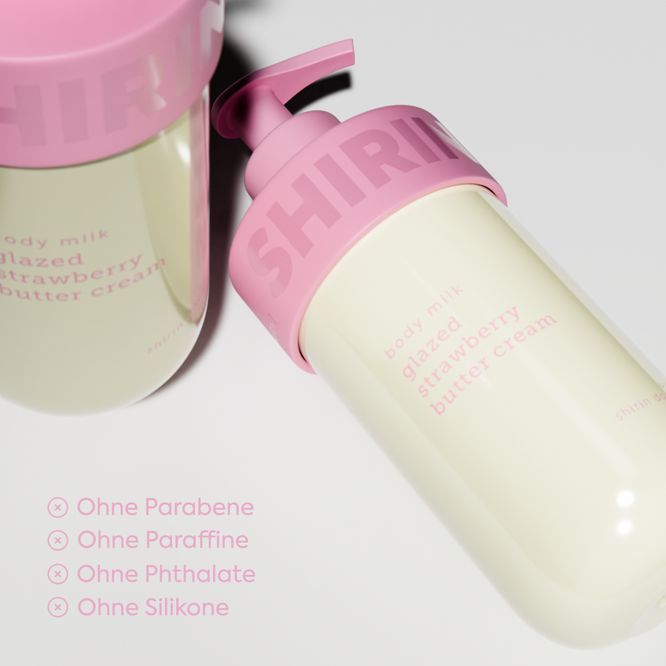 Body Milk Glazed Strawberry Butter Cream