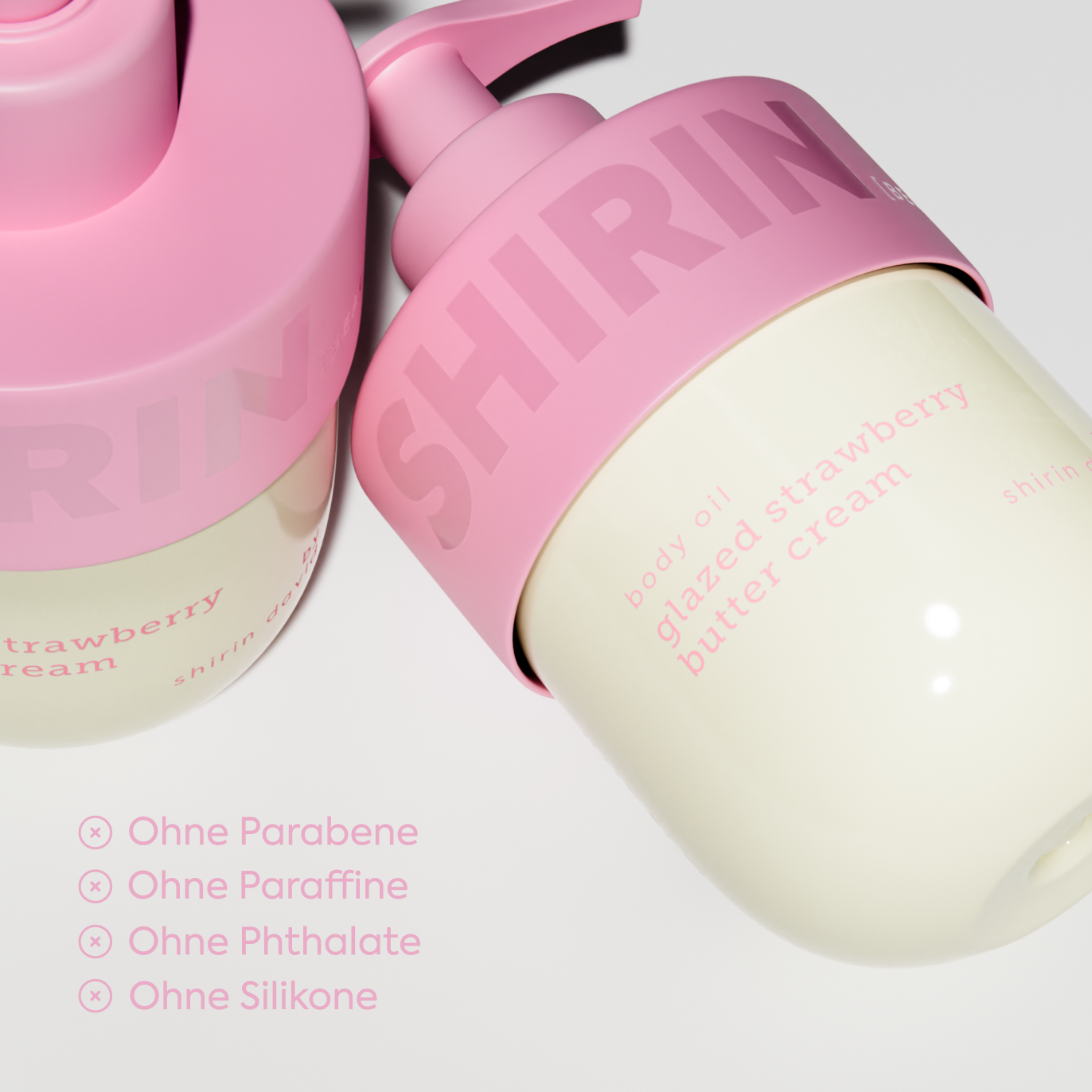 Body Oil Glazed Strawberry Butter Cream