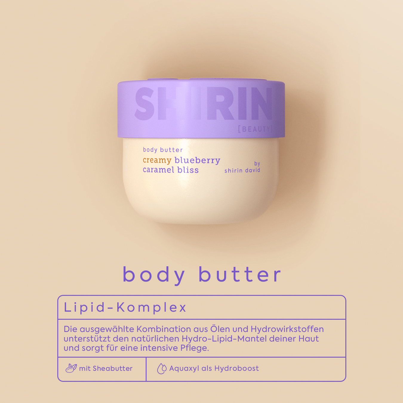 Body Butter Creamy Blueberry Caramel Bliss