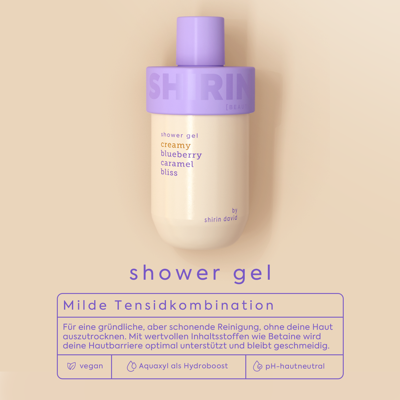 Shower Gel Creamy Blueberry Caramel Bliss