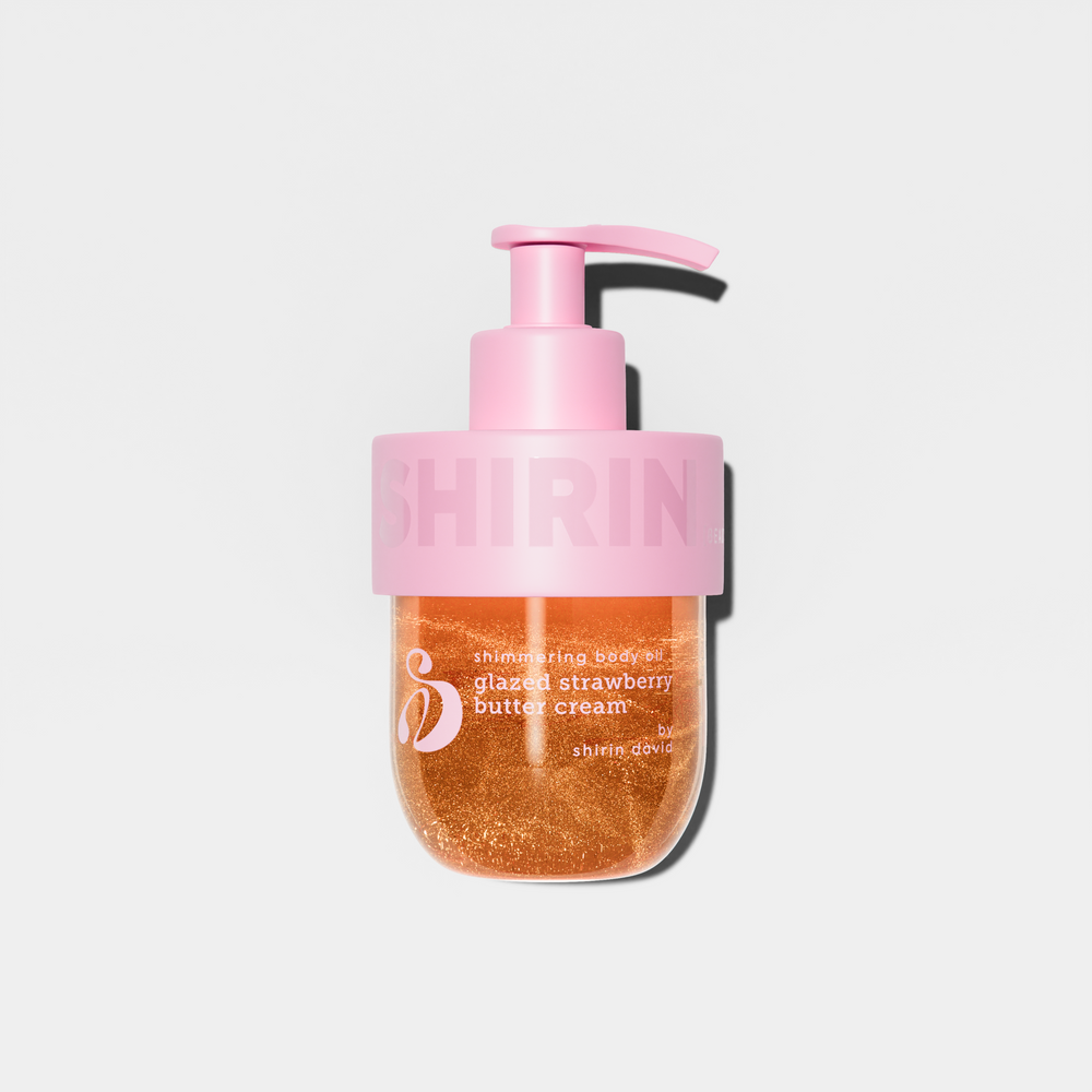 Shimmering Body Oil Glazed Strawberry Butter Cream