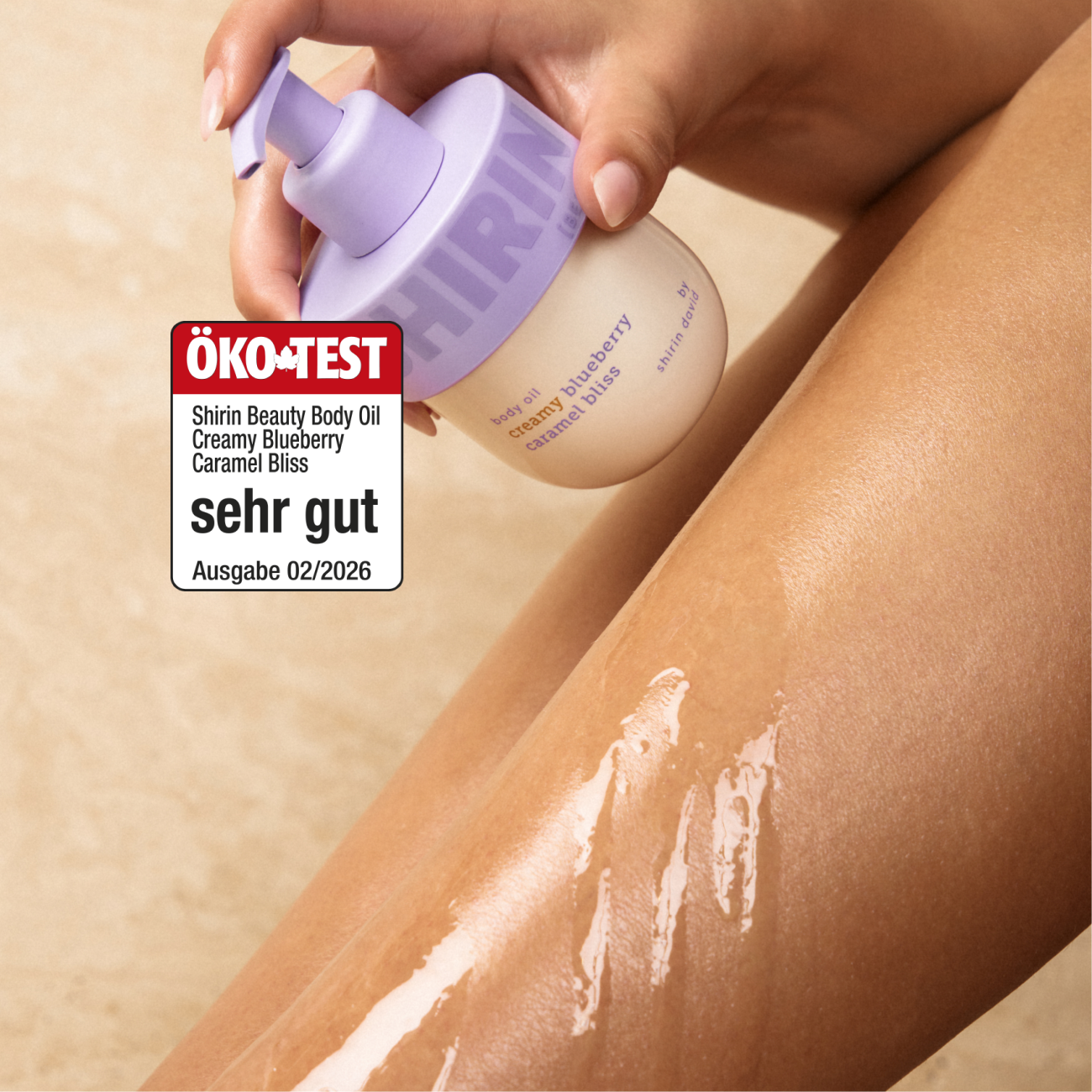 Body Oil Creamy Blueberry Caramel Bliss