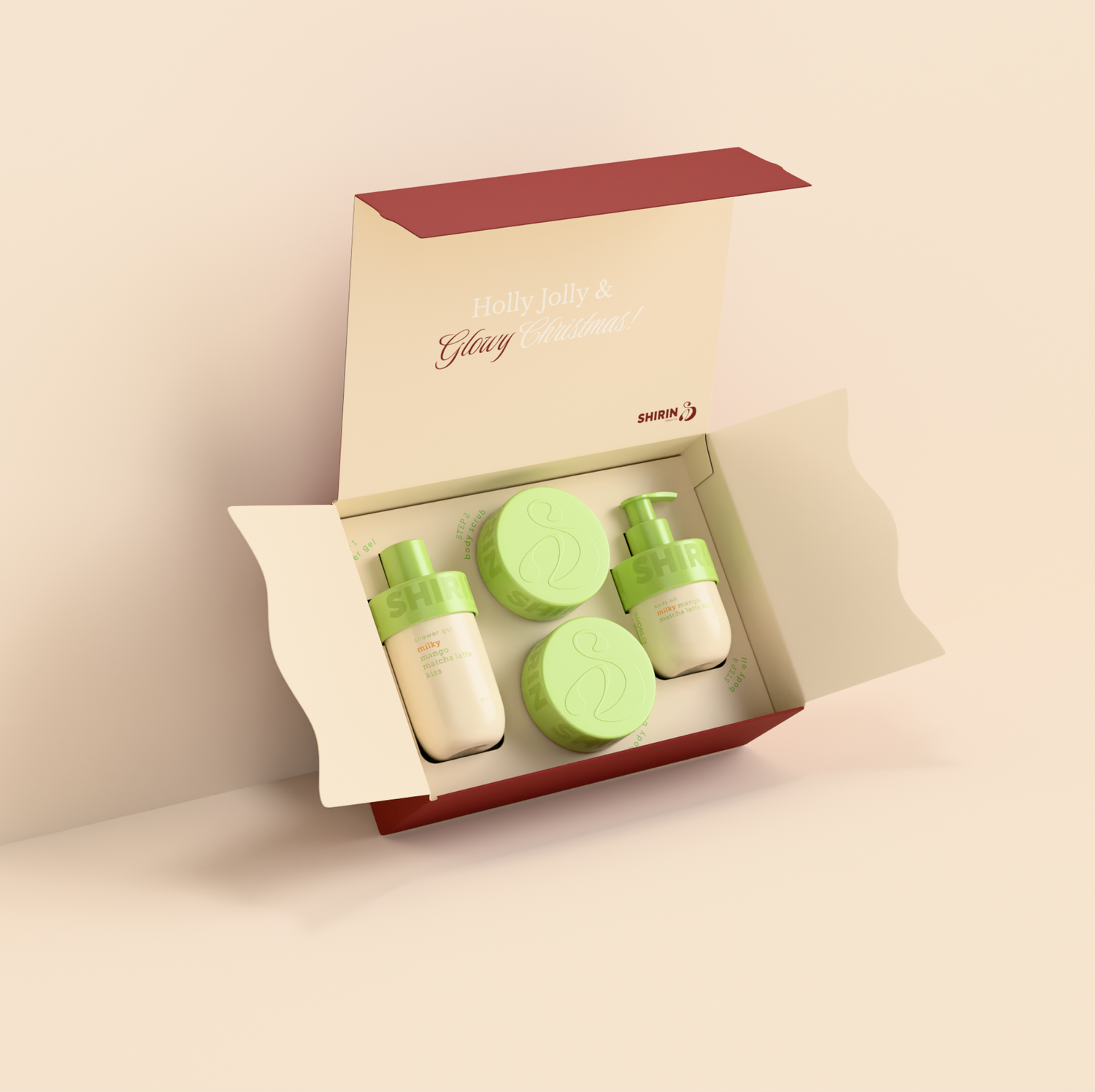 Glow-Girl Set Milky Mango Matcha Latte Kiss