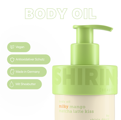 Body Oil Milky Mango Matcha Latte Kiss