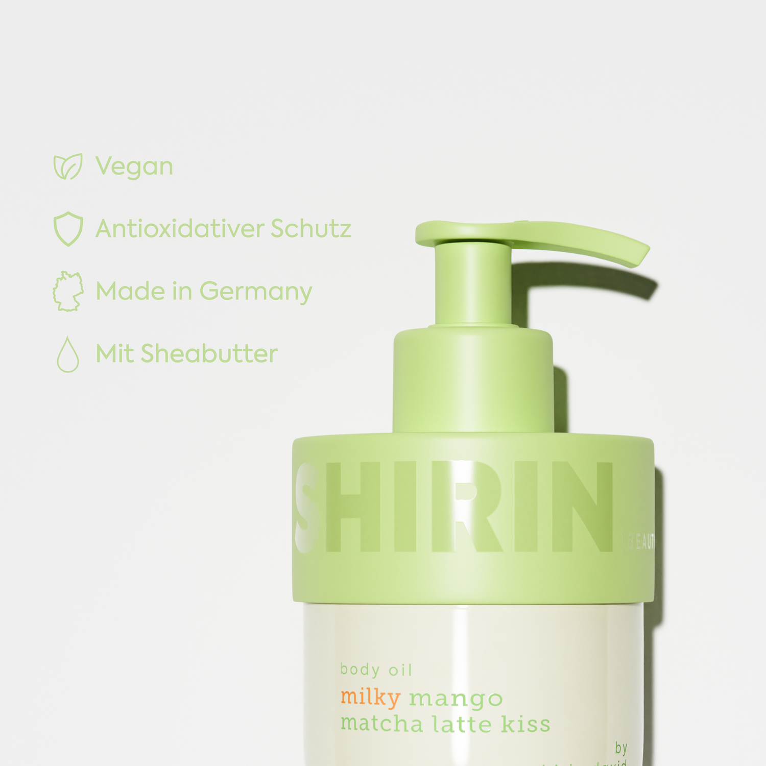 Body Oil Milky Mango Matcha Latte Kiss