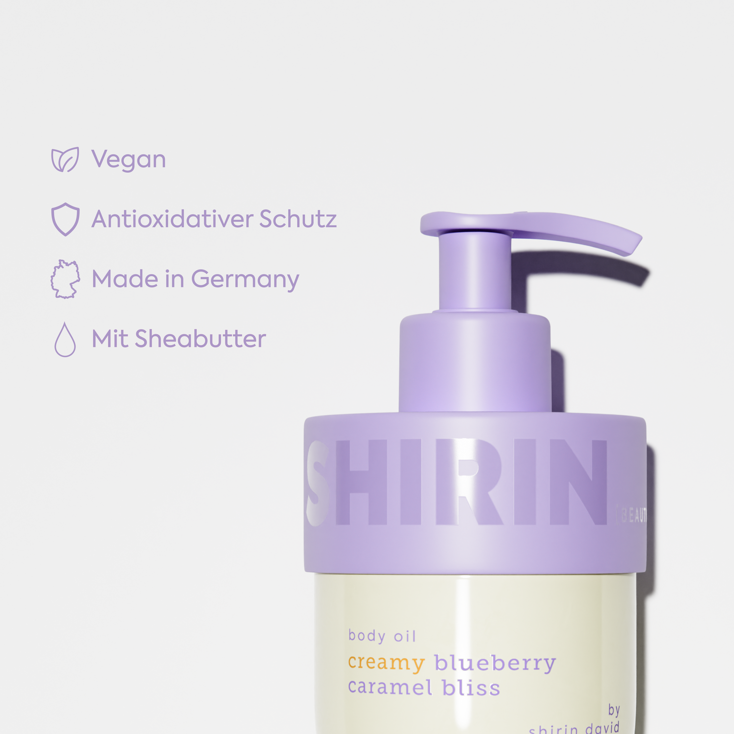 Body Oil Creamy Blueberry Caramel Bliss