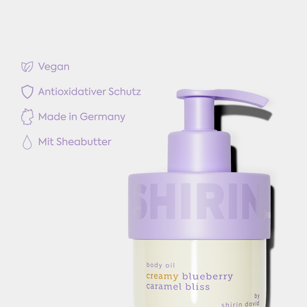 Body Oil Creamy Blueberry Caramel Bliss