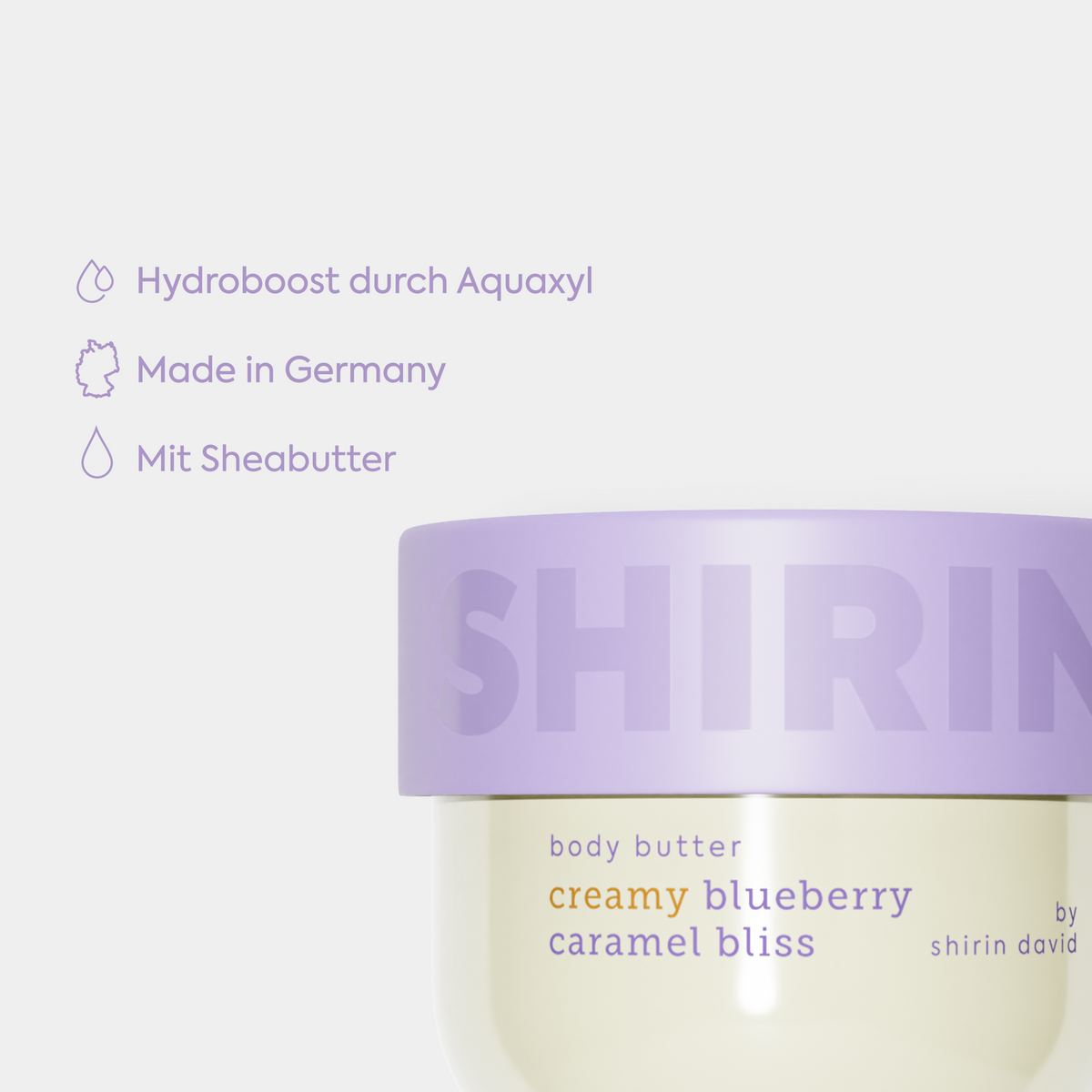Body Butter Creamy Blueberry Caramel Bliss