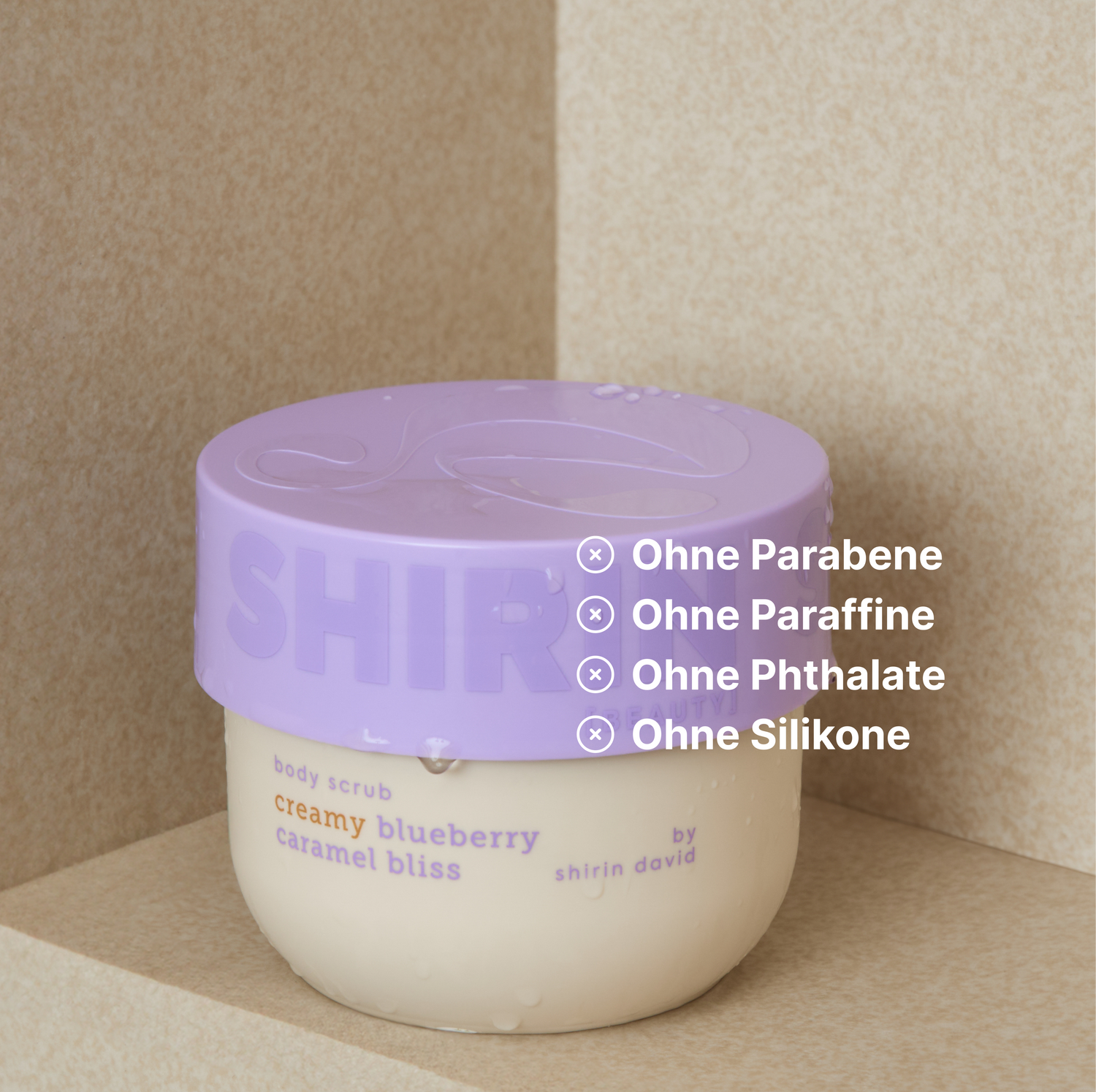 Body Scrub Creamy Blueberry Caramel Bliss