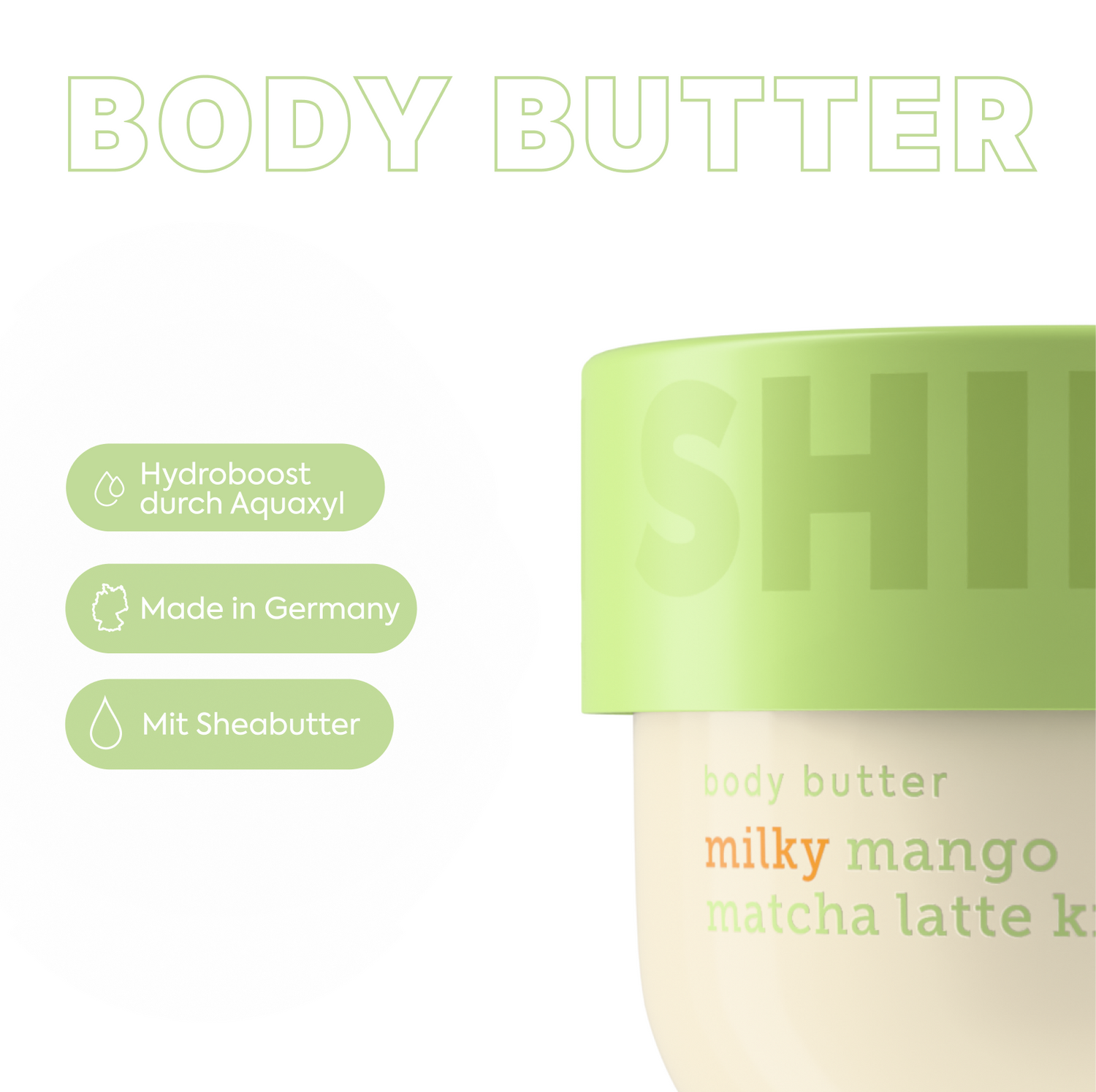 Body Butter Milky Mango Matcha Latte Kiss