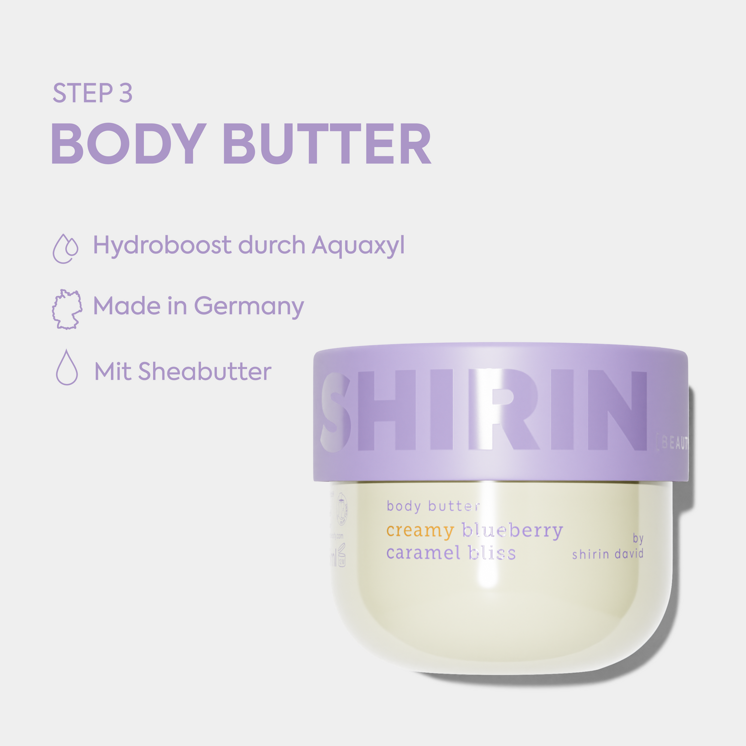 Glow Girl Butter Set Creamy Blueberry Caramel Bliss