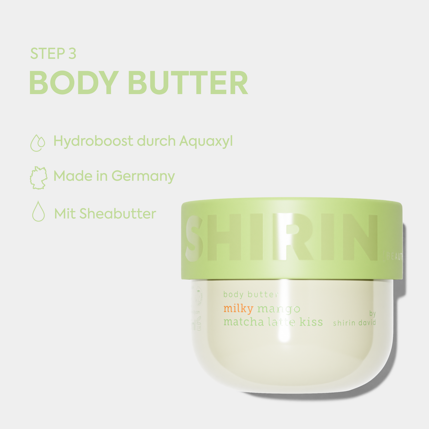 Glow Girl Butter Set Milky Mango Matcha Latte Kiss