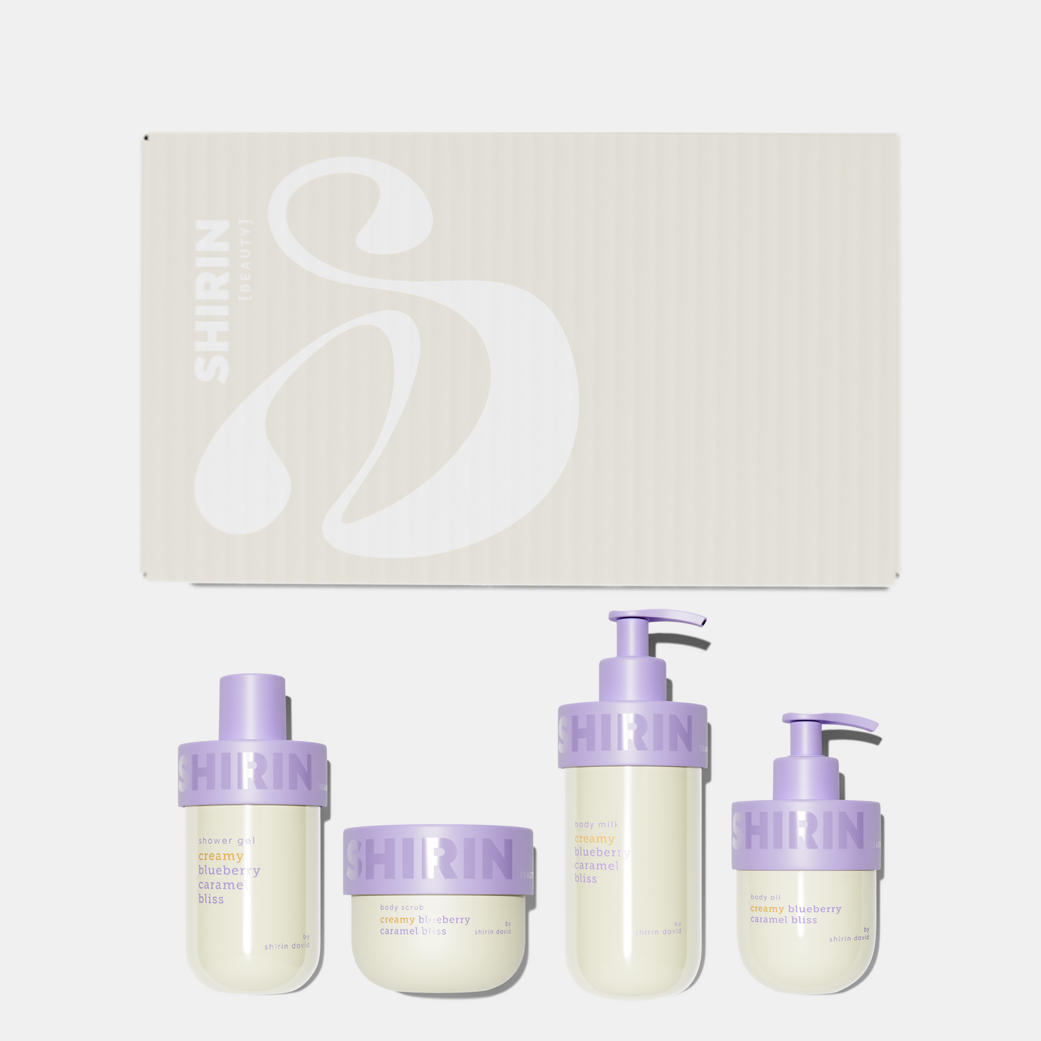 Glow Girl Milk Set Creamy Blueberry Caramel Bliss