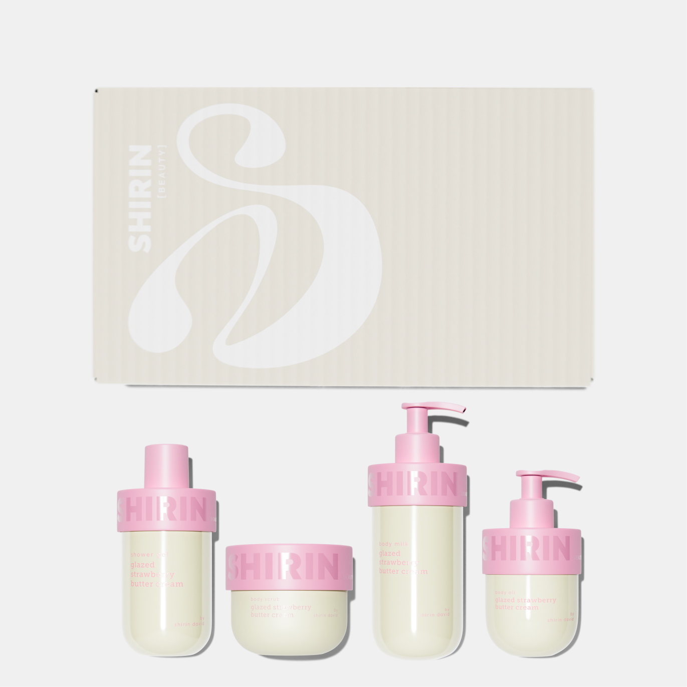 Glow Girl Milk Set Glazed Strawberry Butter Cream
