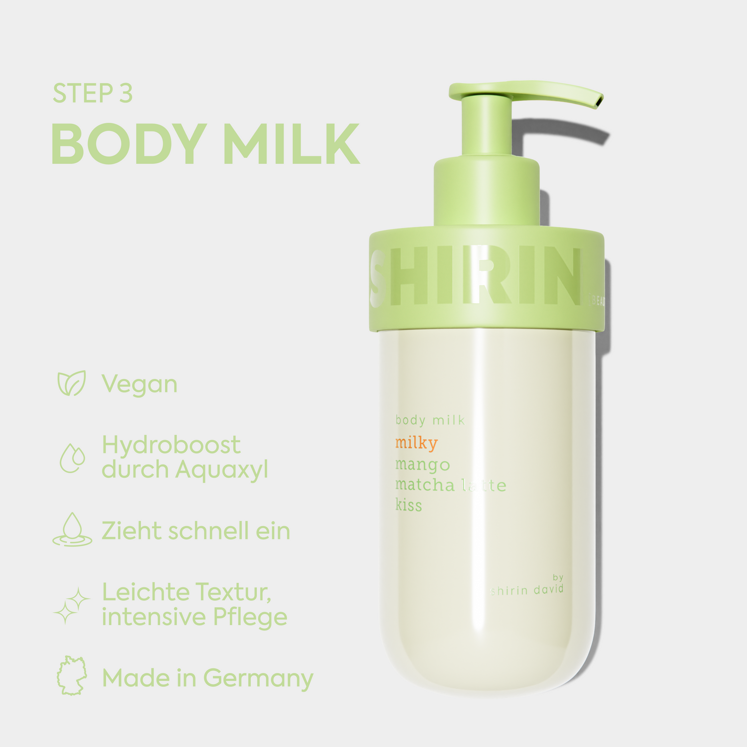 Glow Girl Milk Set Milky Mango Matcha Latte Kiss
