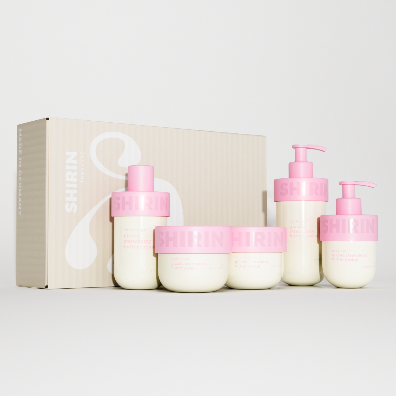 The Complete Bodycare - 5er Set Glazed Strawberry Butter Cream