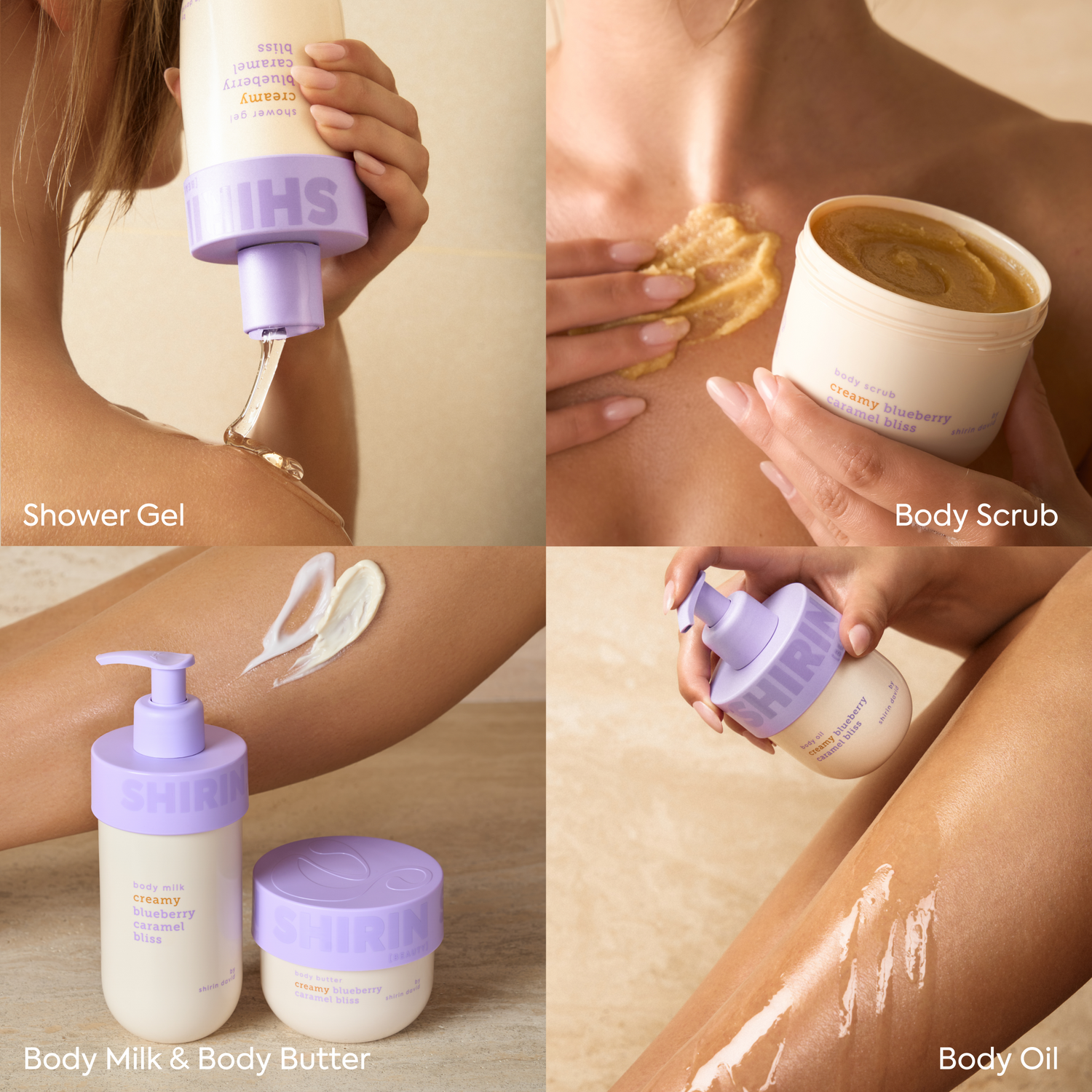 The Complete Bodycare - 5er Set Creamy Blueberry Caramel Bliss