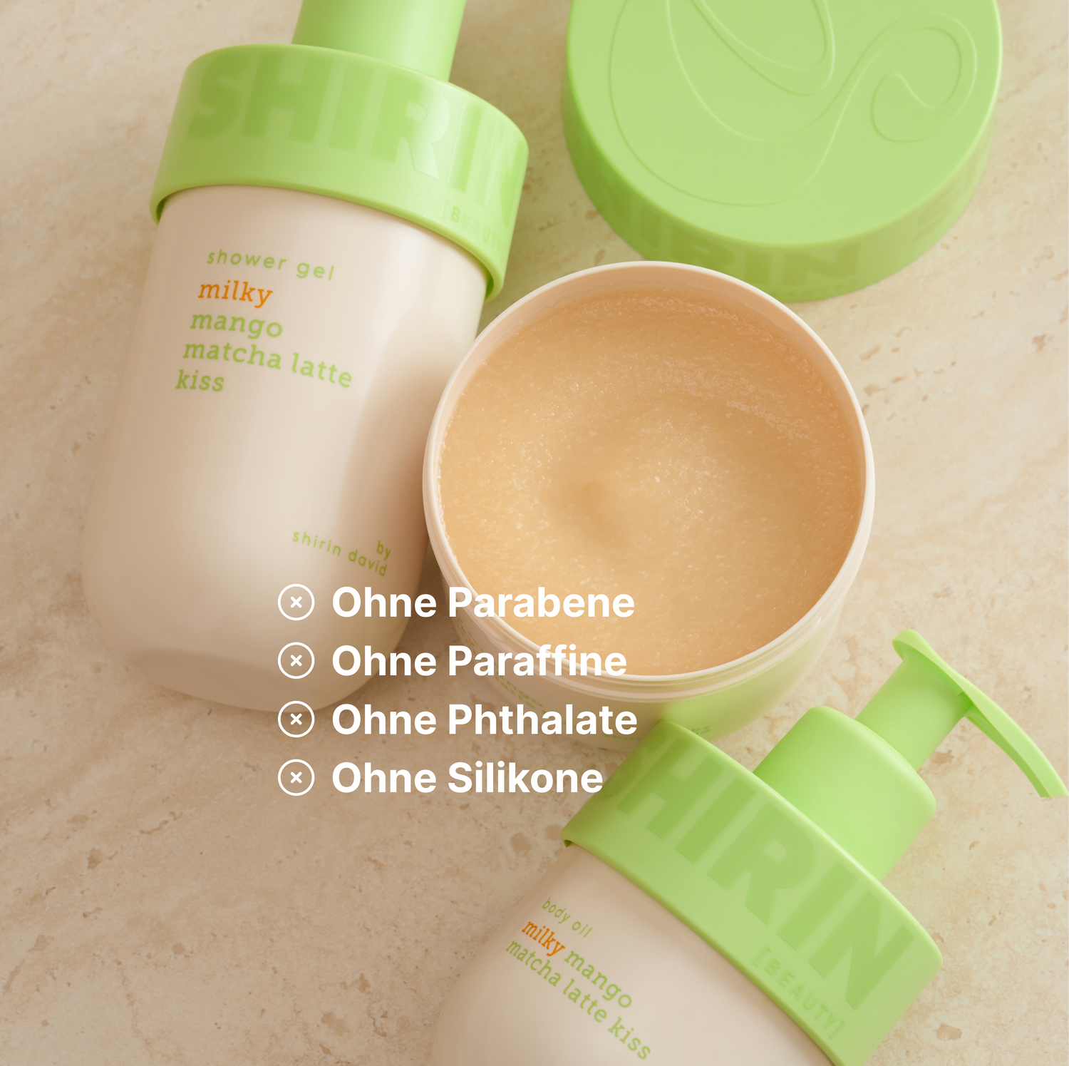Body Scrub Milky Mango Matcha Latte Kiss