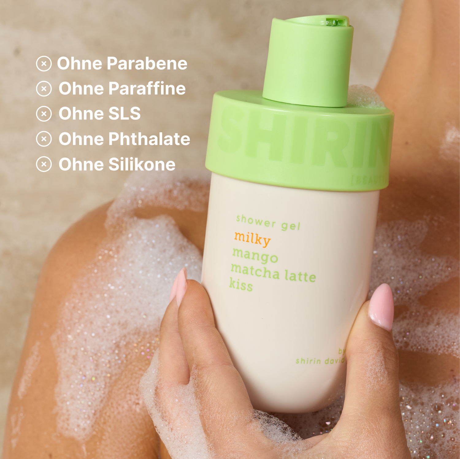 Shower Gel Milky Mango Matcha Latte Kiss