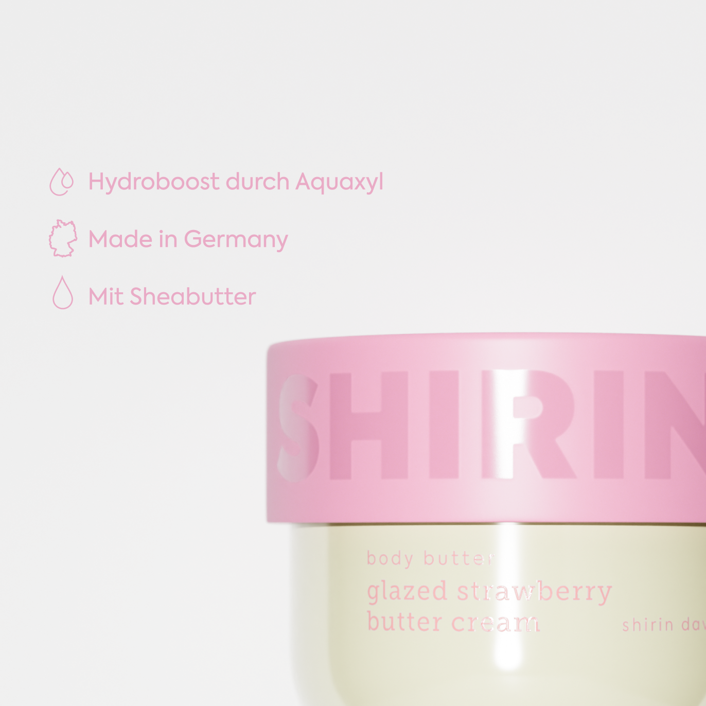 Body Butter Glazed Strawberry Butter Cream
