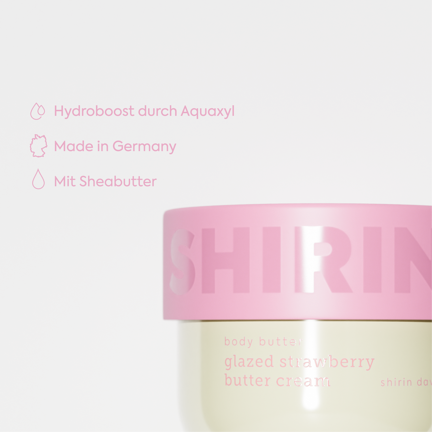 Body Butter Glazed Strawberry Butter Cream