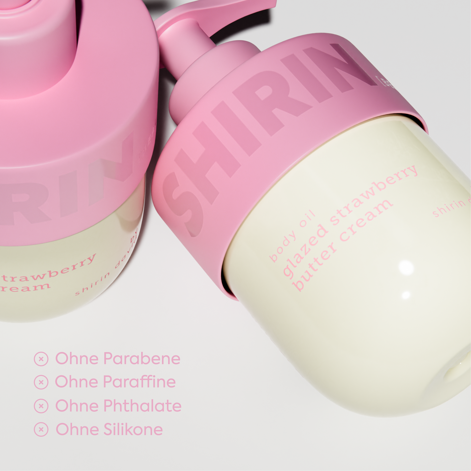 Body Oil Glazed Strawberry Butter Cream