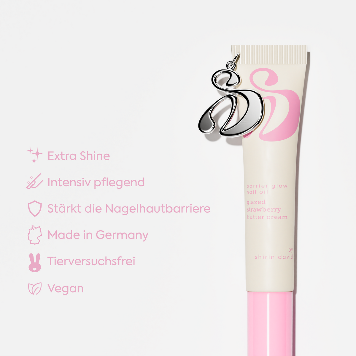 Nail Oil Glazed Strawberry Butter Cream