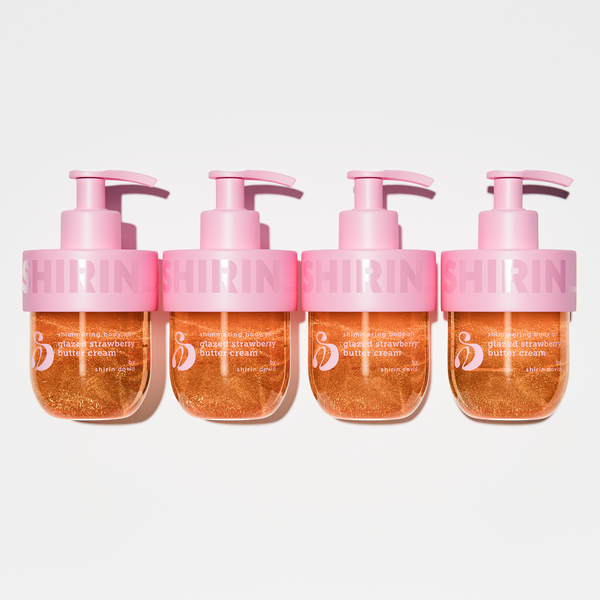 2x2 Shimmering Body Oil Glazed Strawberry Butter Cream