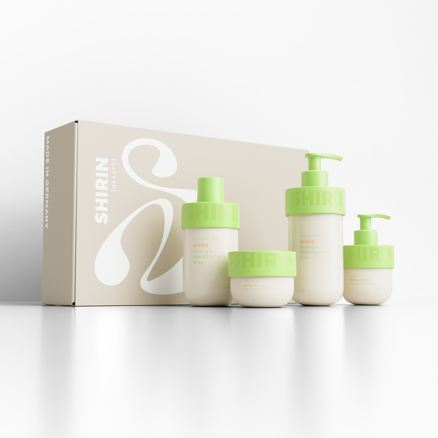 Glow Girl Milk Set Milky Mango Matcha Latte Kiss