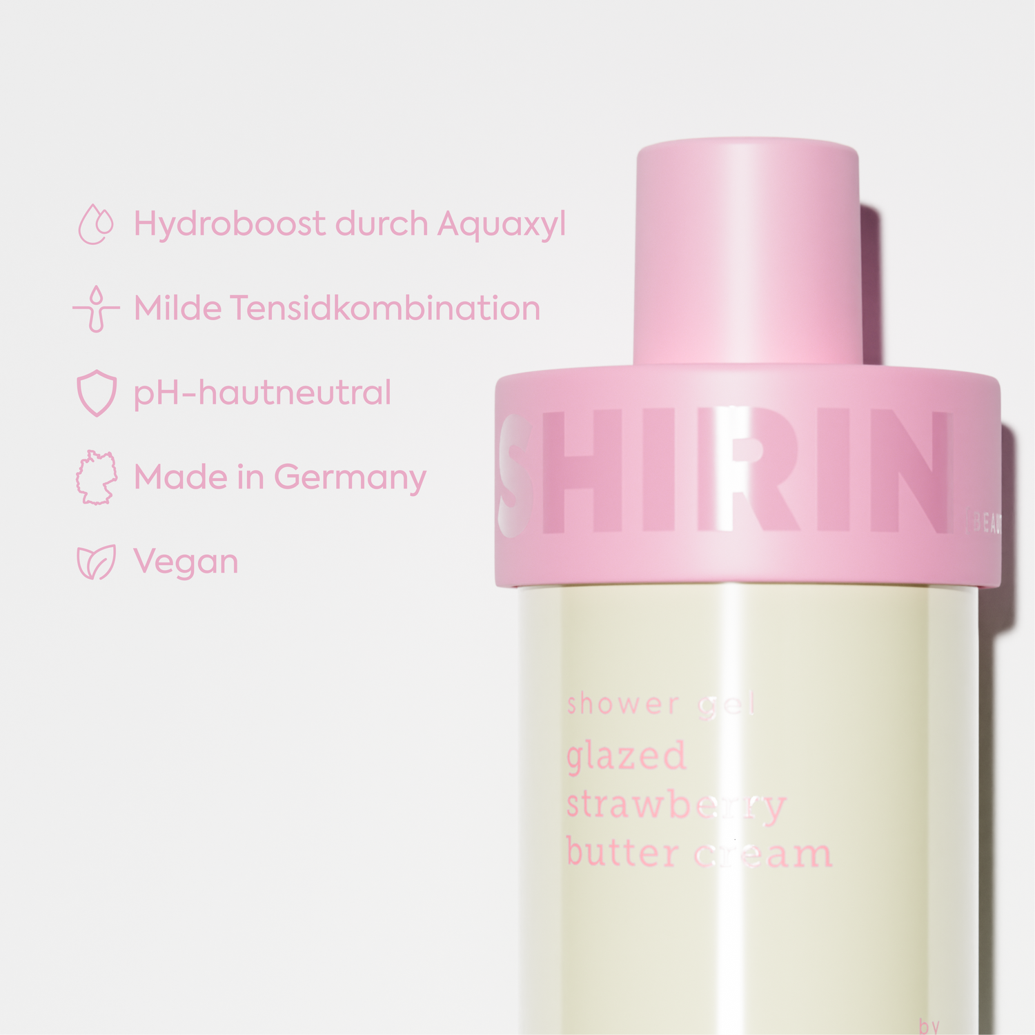 Shower Gel Glazed Strawberry Butter Cream
