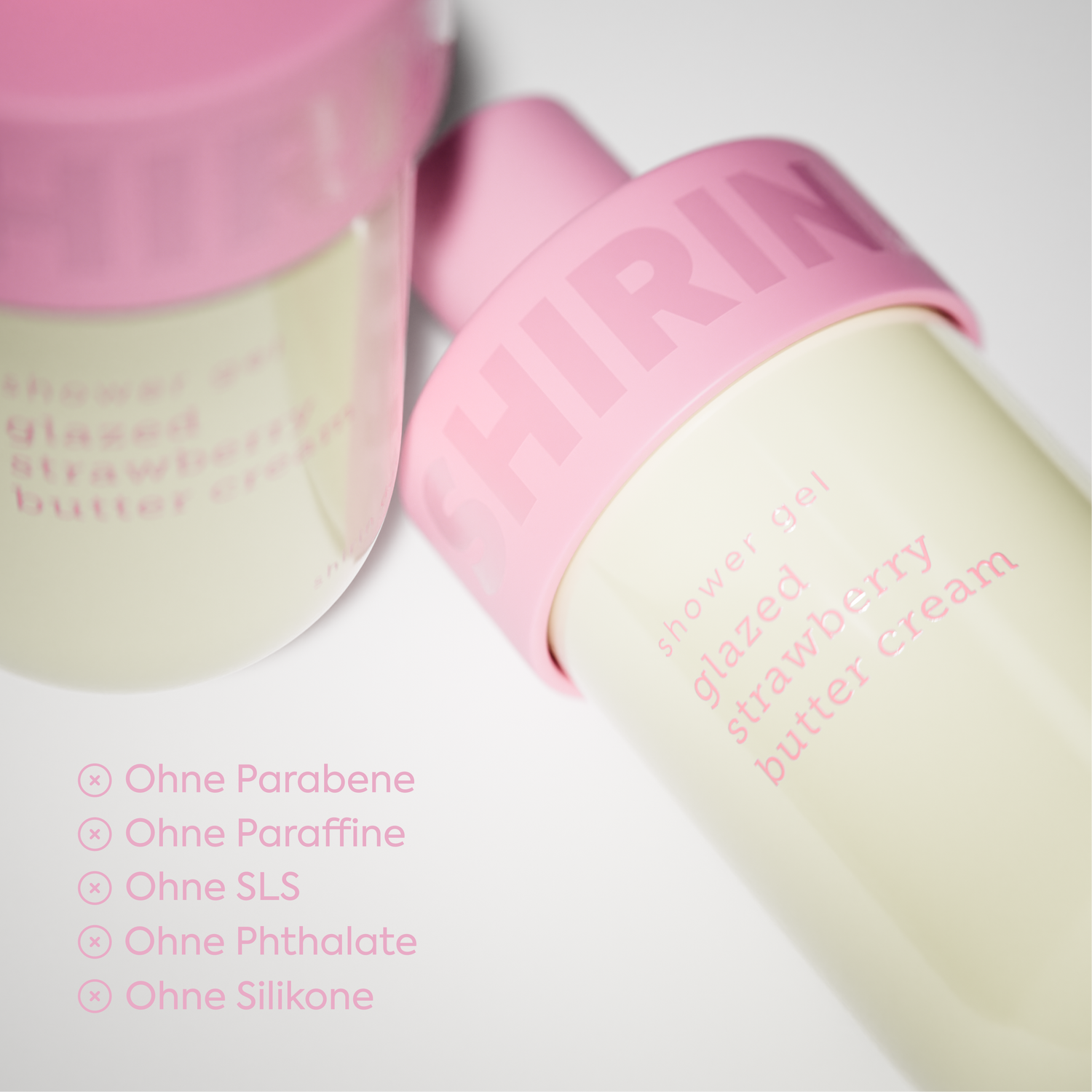 Shower Gel Glazed Strawberry Butter Cream