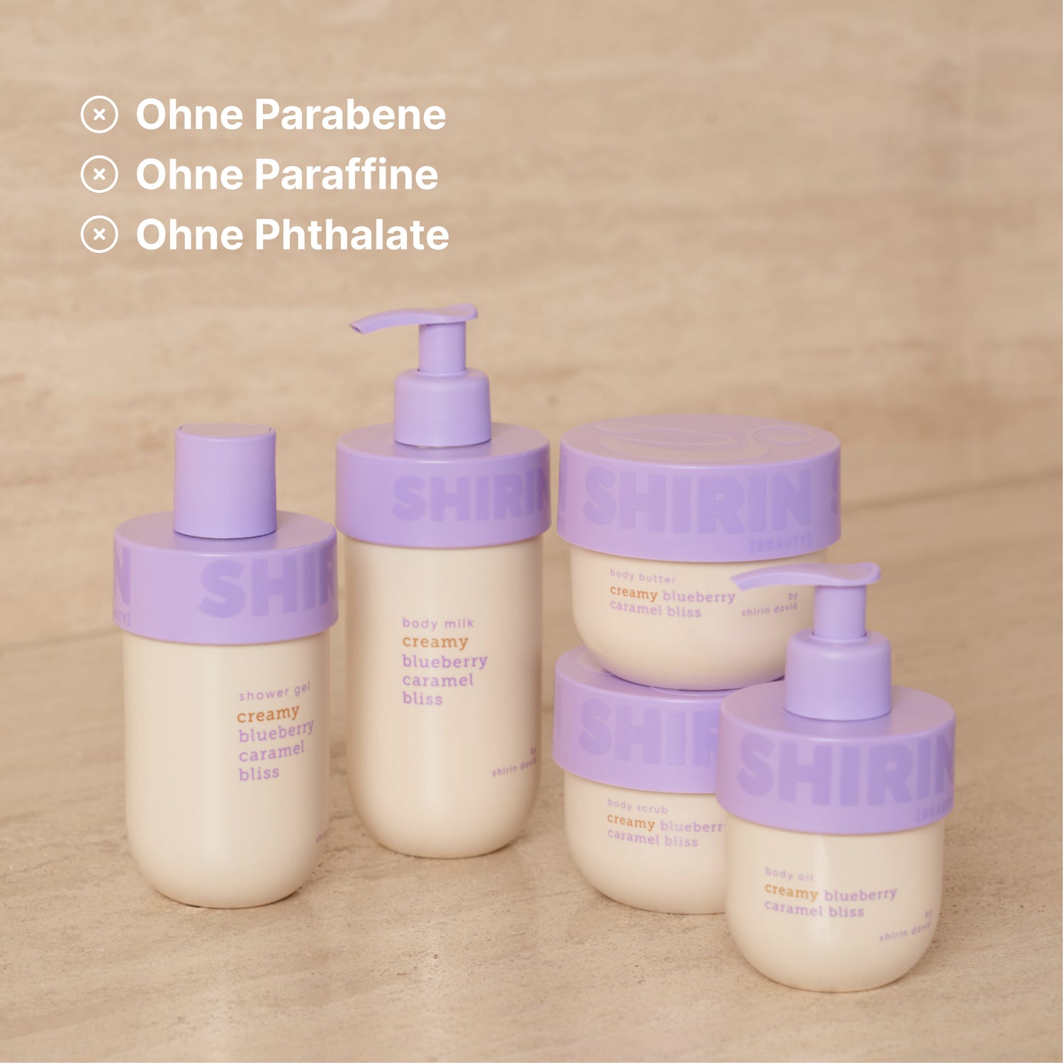 The Complete Bodycare - 5er Set Creamy Blueberry Caramel Bliss