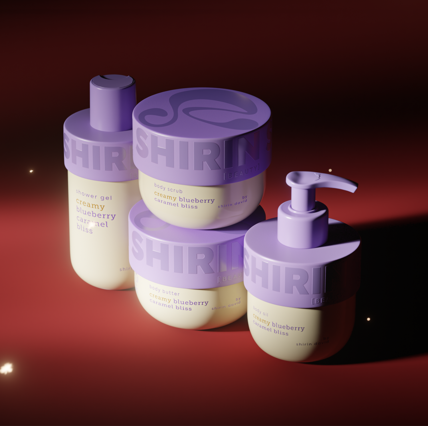 Glow-Girl Set Creamy Blueberry Caramel Bliss